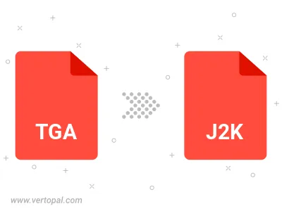 Convert TGA to J2K