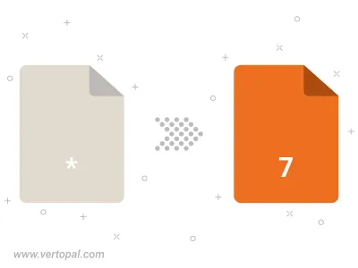 Konvertieren zu 7 Konvertieren zu 7