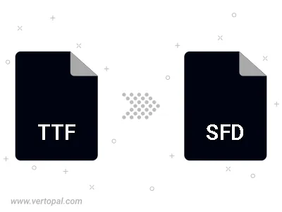 Convert TTF to SFD Convert TTF to SFD