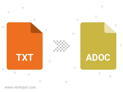 Convert TXT MARKDOWN to ADOC ASCIIDOC