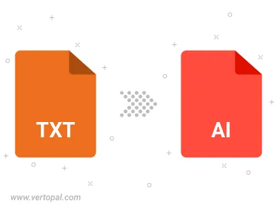 Convert TXT to AI