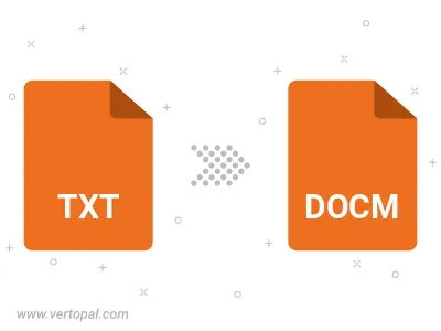 Convert TXT MARKDOWNMMD to DOCM