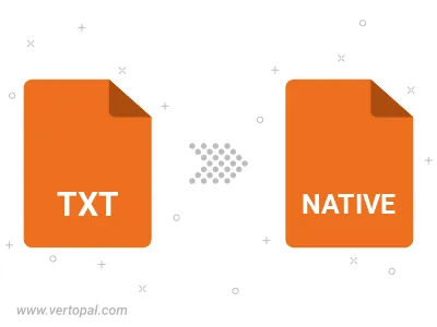 Convert TXT COMMONMARKX to NATIVE