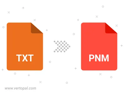 Convert TXT COMMONMARKX to PNM