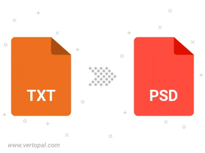 TXT COMMONMARK in PSD konvertieren