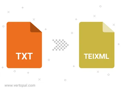 Convert TXT to TEIXML Convert TXT to TEIXML
