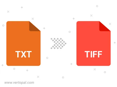 TXT COMMONMARK in TIFF konvertieren