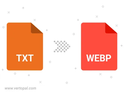 TXT COMMONMARK in WEBP konvertieren
