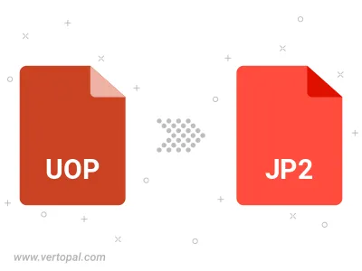 Convert UOP to JP2