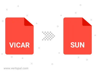 Convert VICAR to SUN