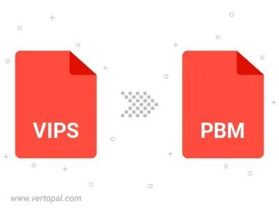 Convert VIPS to PBM