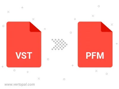 Convert VST to PFM
