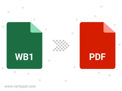 WB1 in PDF konvertieren