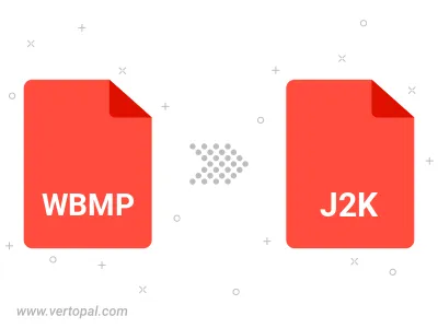 Convert WBMP to J2K
