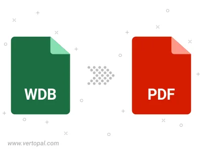 Convert WDB to PDF