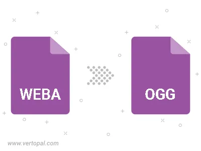 Convert WEBA to OGG