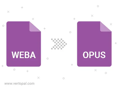 WEBA in OPUS konvertieren WEBA in OPUS konvertieren