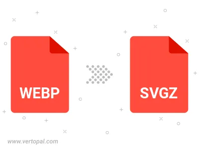 Convert WEBP to SVGZ