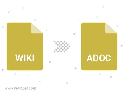 Convert WIKI MEDIAWIKI to ADOC ASCIIDOCTOR