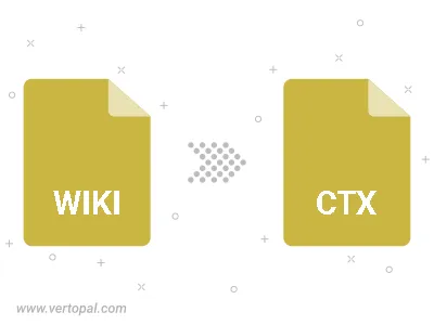 Convert WIKI TWIKI to CTX