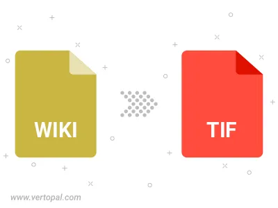 Convert WIKI MEDIAWIKI to TIF