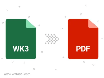 Convert WK3 to PDF Convert WK3 to PDF