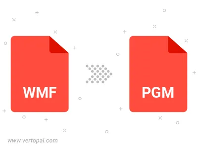 Convert WMF to PGM
