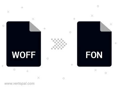 WOFF in FON konvertieren