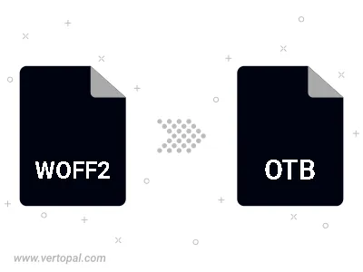 Convert WOFF2 to OTB FONT