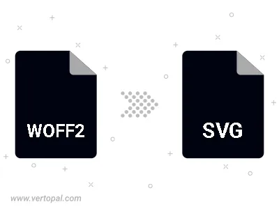 Convert WOFF2 to SVG FONT Convert WOFF2 to SVG FONT