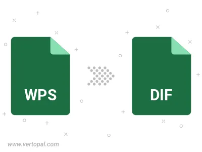 Convert WPS SPREADSHEET to DIF