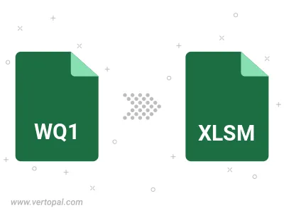 WQ1 in XLSM konvertieren