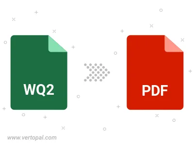 Convert WQ2 to PDF