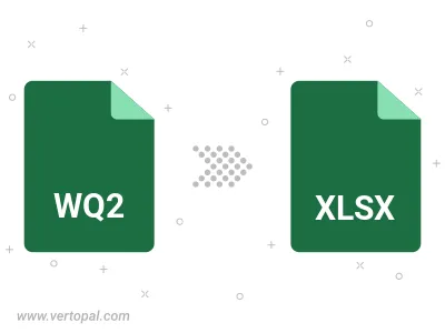 Convert WQ2 to XLSX Convert WQ2 to XLSX
