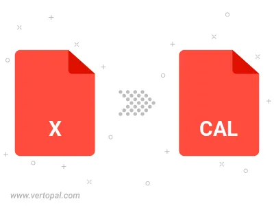 Convert X AVS to CAL Convert X AVS to CAL