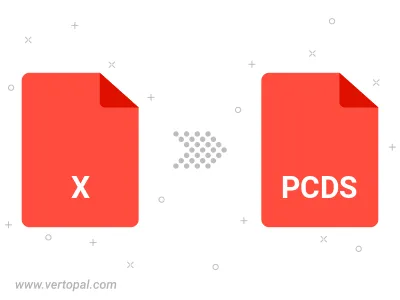Convert X AVS to PCDS