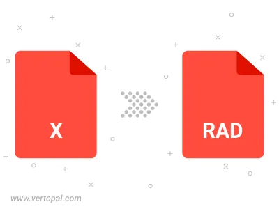 Convert X AVS to RAD