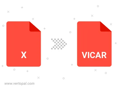 X AVS in VICAR konvertieren