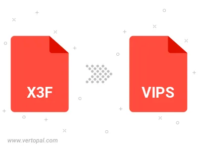 Convert X3F to VIPS