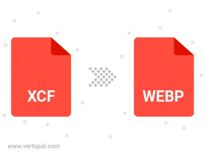 Convert XCF to WEBP