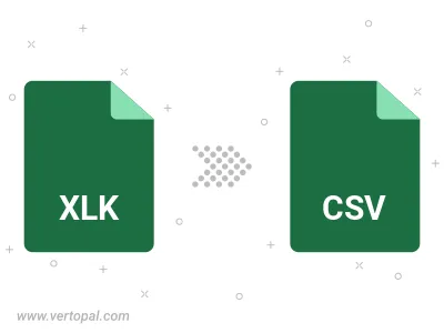 XLK in CSV konvertieren