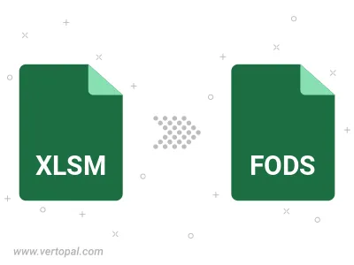 Convert XLSM to FODS Convert XLSM to FODS