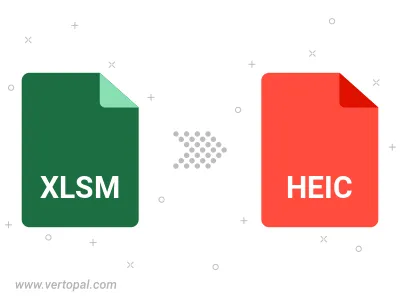 Convert XLSM to HEIC
