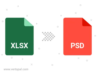 XLSX in PSD konvertieren
