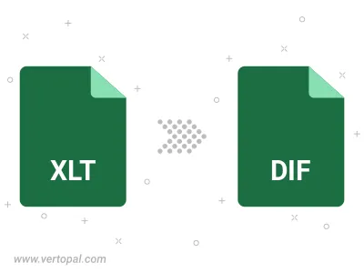 Convert XLT to DIF