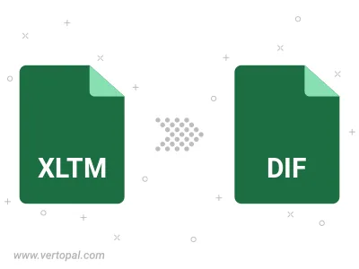 Convert XLTM to DIF