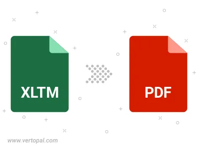 XLTM in PDF konvertieren