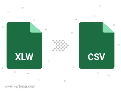 Convert XLW to CSV