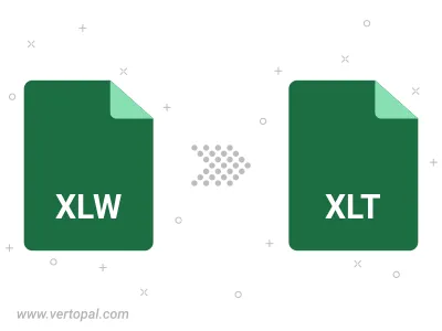 Convert XLW to XLT
