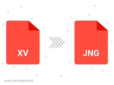 XV in JNG konvertieren